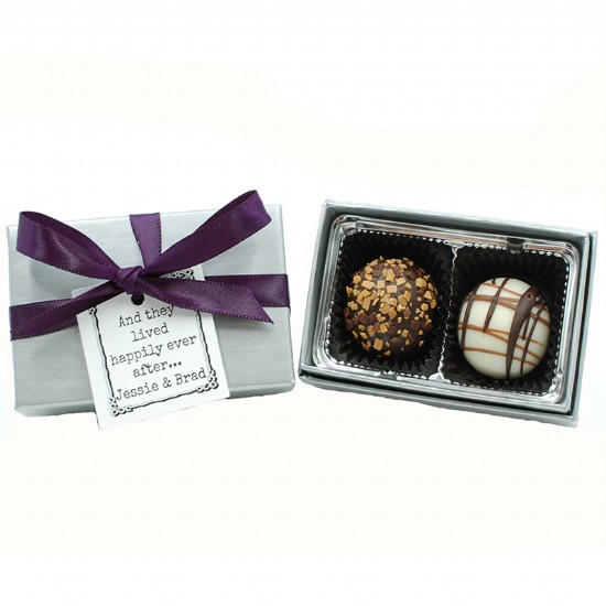 Custom Printed Truffle Boxes, Favor Boxes, Truffle Boxes