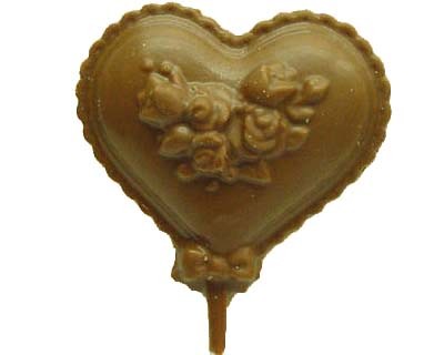 Chocolate Heart Pop 1 oz.