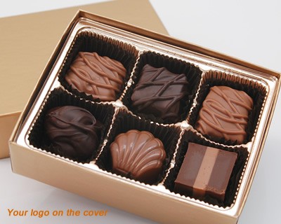 chocolate custom assortment piece gifts business chocolates