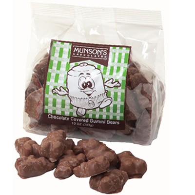 Milk Chocolate Covered Gummi Bears 10 oz.