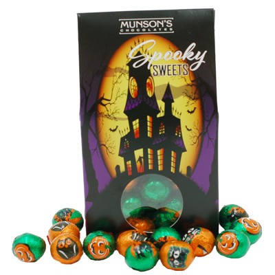 Halloween Milk Chocolate Foiled Balls 8 oz.