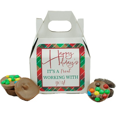 Happy Holidays It's a Treat Working With You Tote 2.75 oz