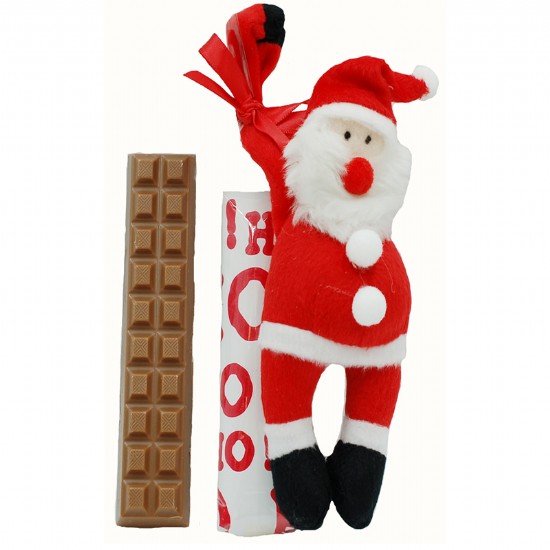 Milk Chocolate Bar with Santa Magnet 1.5 oz.