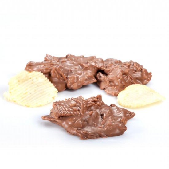 Milk Chocolate Potato Chip Bark 1 lb.