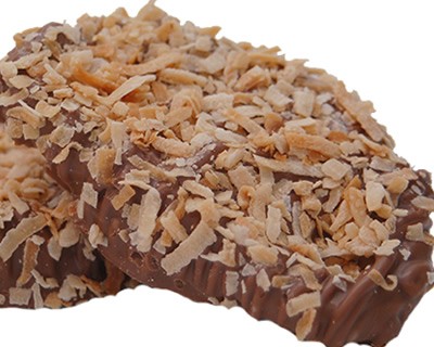 Toasted Coconut Caramel Jumbo Pretzel (minimum Order 12)