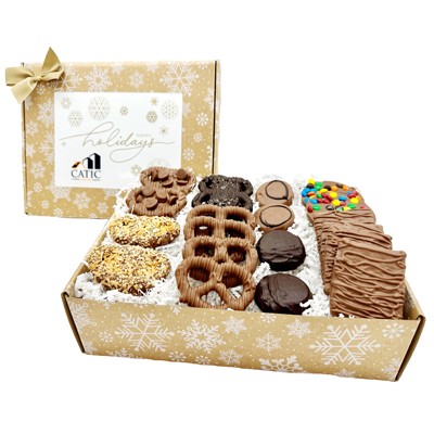 Custom Logo Ultimate Sweet Treat Sampler Box 23 oz (MINIMUM ORDER 5 BOXES)