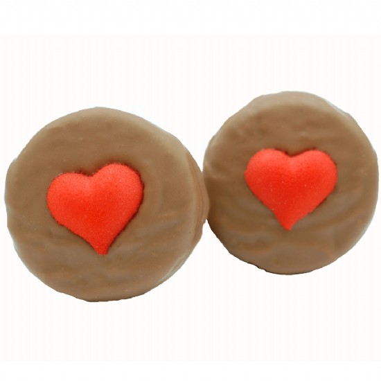 Chocolate Covered Valentine Oreos