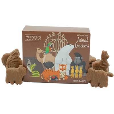 Chocolate Covered Animal Crackers 2 oz.