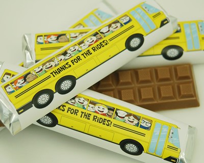 School Bus Driver Chocolate Bar