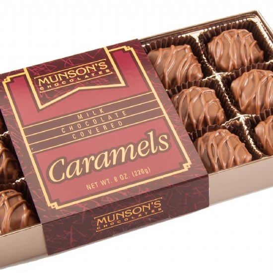 Chocolate-Covered Caramels 8 oz.
