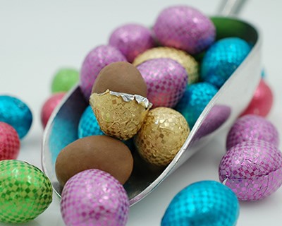 Crisp Milk Chocolate Foiled Eggs 1 lb.