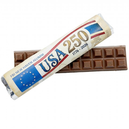 Milk Chocolate Bar with Custom Wrapper (30 bars per case)