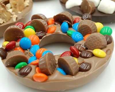 Custom Chocolate Donuts