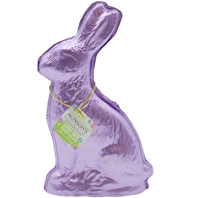 Milk Chocolate Foiled Wrapped Solid Rabbit 15 oz.