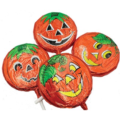 Foiled Milk Chocolate Pumpkin Pop 1 oz