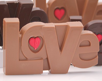 Chocolate Love with Candy Heart