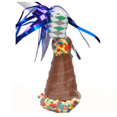 Milk Chocolate Party Hat 2 oz.