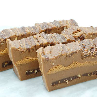 Peanut Butter & Caramel Stuffed Fudge 1 lb.