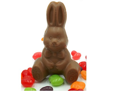 Sitting Bunny with Jellybeans 2 oz