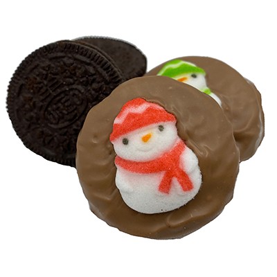 Chocolate Covered Christmas Oreo Cookies