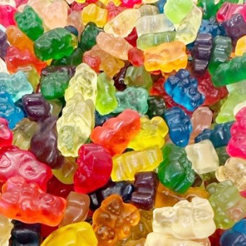 12 flavored Gummy Bears (bulk) 1 lb