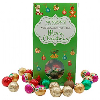 Milk Chocolate Foiled Ball Tote 8 oz.