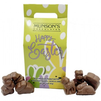 Milk Chocolate Peanut Butter Filled Easter Mini's 3 oz.