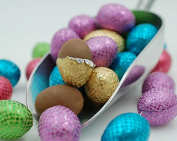 Crisp Milk Chocolate Foiled Eggs 1 lb.