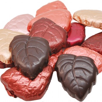 Dark Chocolate Foiled Leaves 1 lb.