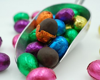 Dark Chocolate Foiled Eggs 1 lb.