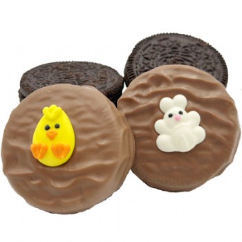 Milk Chocolate Covered Easter Oreos