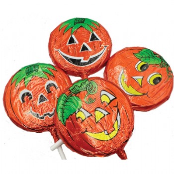 Foiled Milk Chocolate Pumpkin Pop 1 oz