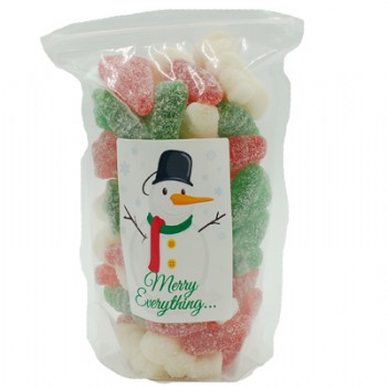 Sanded Gummy Snowmen and Trees 12 oz.
