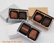 2 Piece Custom Collection Chocolate Assortment with Logo