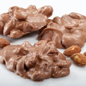 Chocolate Almond Bark 1 lb.