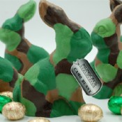 Hero Chocolate Camo Bunny 4 oz.