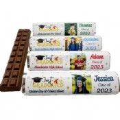 Custom Photo Graduation Milk Chocolate Bars 1.5 oz (30 Bars Per Case)